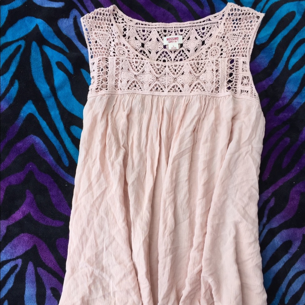 Lace tank blouse